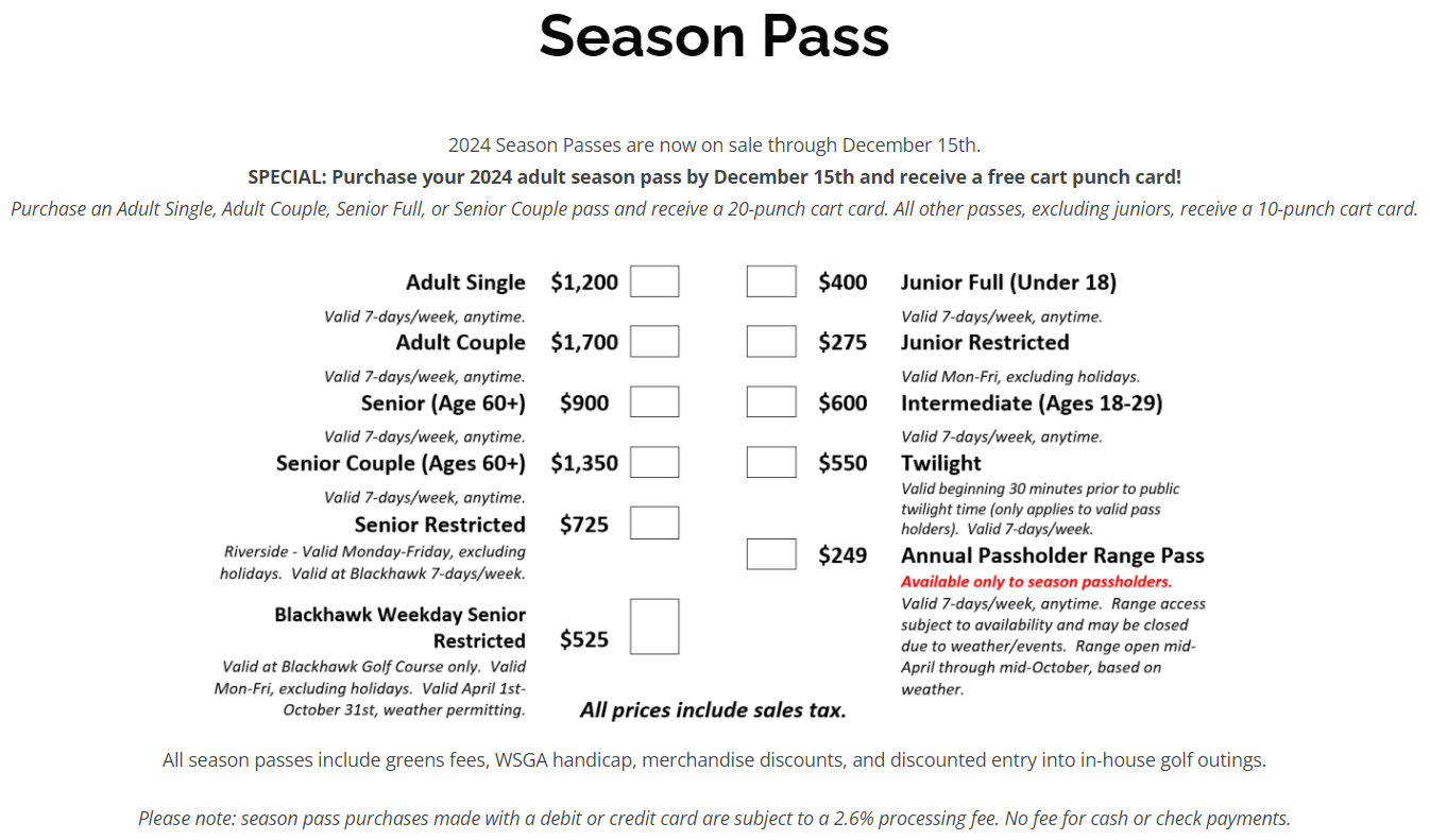 2024 Season Passes Blackhawk Golf Course   2024 Season Pass Info For Website 